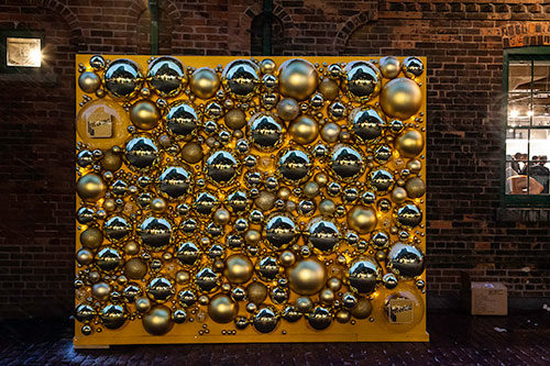 The Interac Ornament Wall